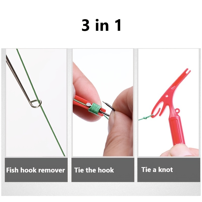 1pc 3 in 1 Extractor Fishing U - Fishing Hook Sharpener 评论和价格