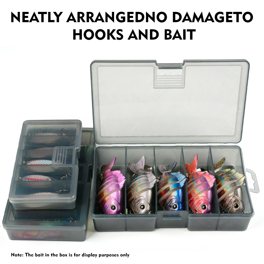PROBEROS Fishing Tackle Box La - Fishing Hook Size 评论和价格