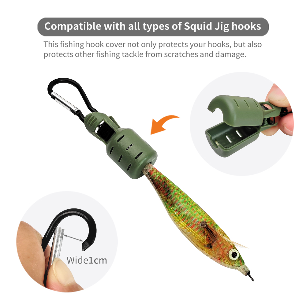 Squid Jig Hook Cover Durable P - Fishing Hook Size 评论和价格
