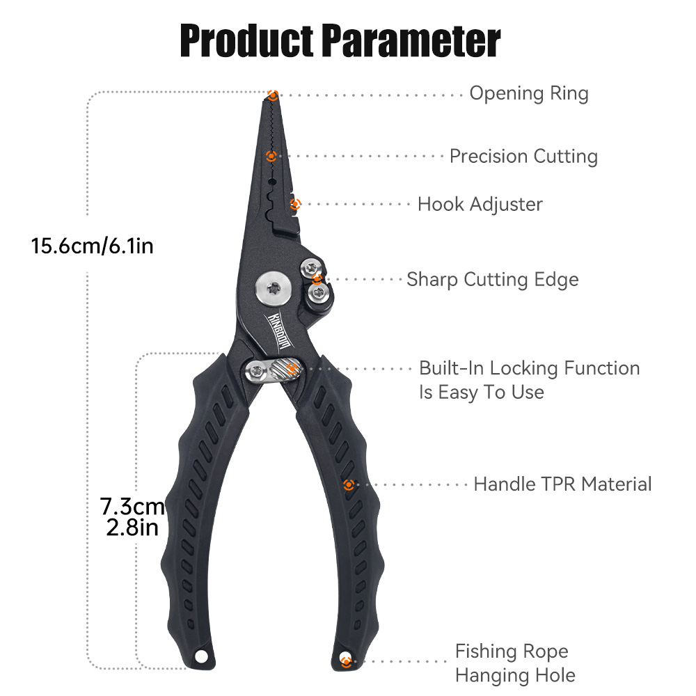 Kingdom Fishing Pliers Multifu - Fishing Hook Stainless Steel 评论和价格