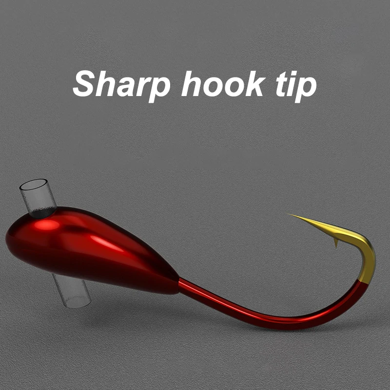 10/20PCS Winter Ice Fishing Ho - Fishing Hook Barbless 评论和价格