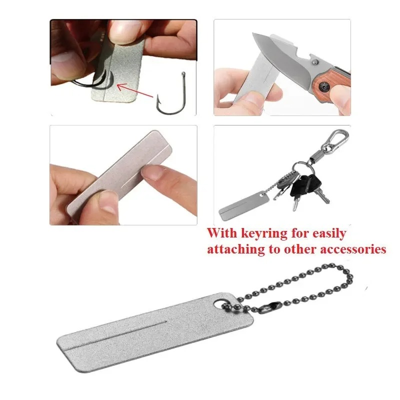 Mini Diamond Sharpening Stone  - Fishing Hook Sharpener 评论和价格