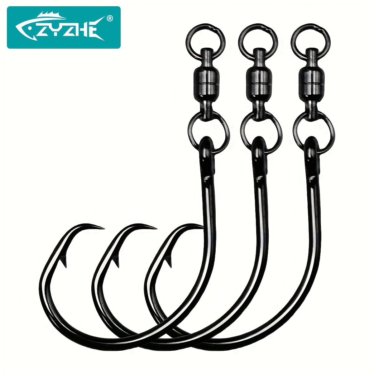 ZYZHE 3/6/9pcs Circle Hooks Wi - Fishing Hook Circle 评论和价格