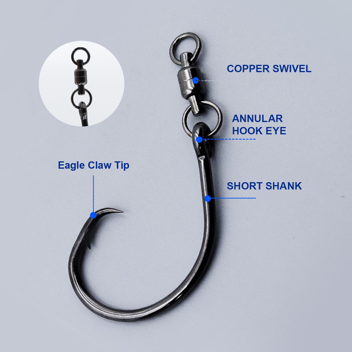ZYZHE 3/6/9pcs Circle Hooks Wi - Fishing Hook Circle 评论和价格